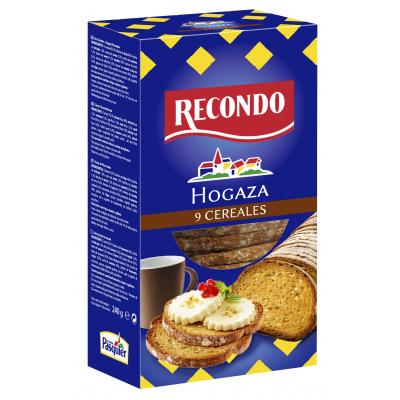 Pan Tost.Recondo 9 Cerales 240g