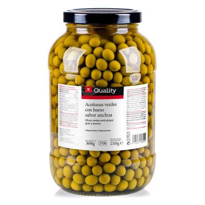 Aceituna Quality Pelotin Sabor Anchoa 2,35k 1/2pal