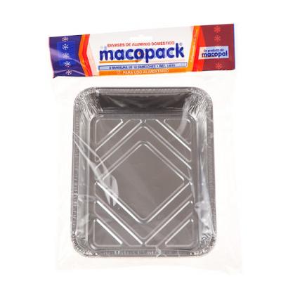 Bandeja Macopack Aluminio 12 P 3u 14010