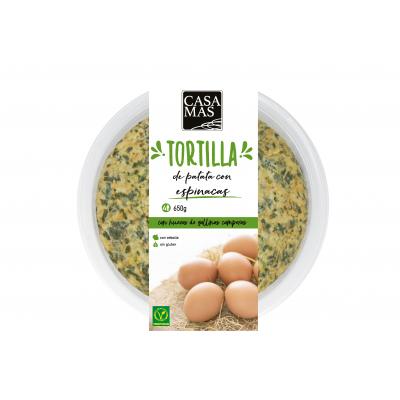 Tortilla Casa Mas Patata Con Espinaca 500g