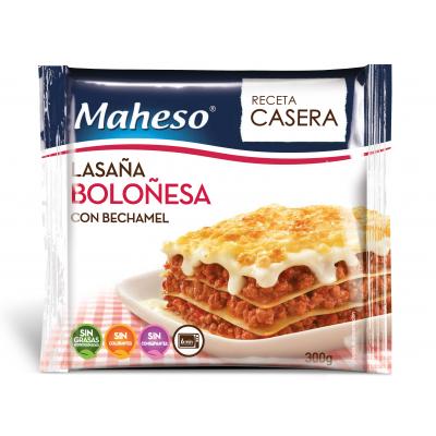 Lasaña Maheso Boloñesa Con Bechamel 300g
