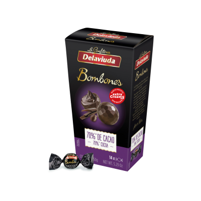 Bombon Delaviuda Chocolate Negro 150g
