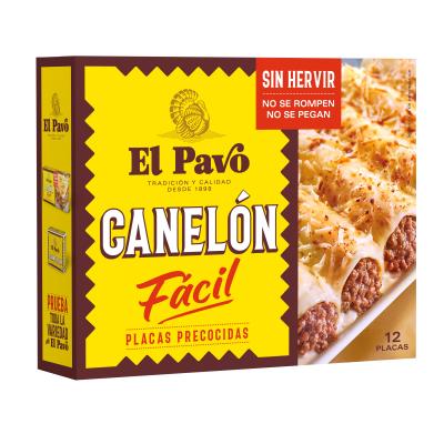 Pasta El Pavo Canelon Instantanea 12u 80g