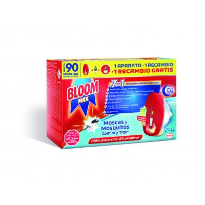 Insecticida Bloom Max Liquido Aparato+2 Recargable