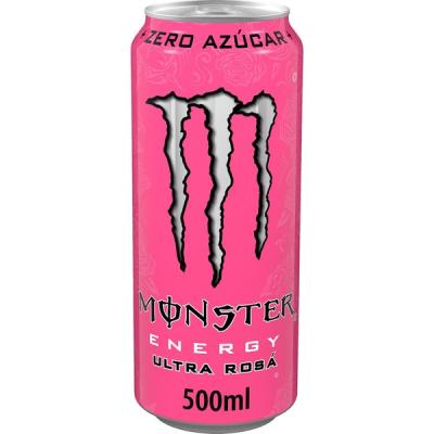 Bebida Energetica Monster Ultra Rosa Lata 50cl