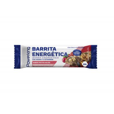 Barrita Powerking Energetica Frutos Rojos Frutos Del Bosque 35g