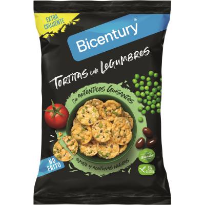 Tortita Bicentury Guisante Tomate Aceituna 60g