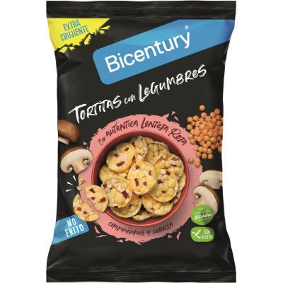 Tortita Bicentury Lenteja Champiñon 60g