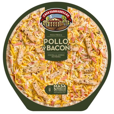 Pizza Tarradellas Pollo/Bacon 410g