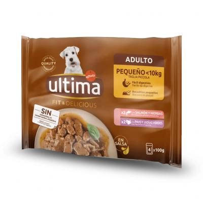 Comida Perro Ultima Mini Pescado 4x100g