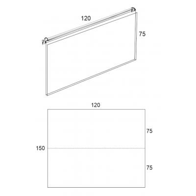 Stopper Transparente 12x150cm 40u