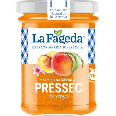 Mermelada Fageda Melocoton Extra 230g