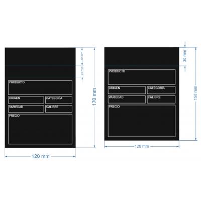 Kit Pizarra Fruteria Castellano+Rotulo