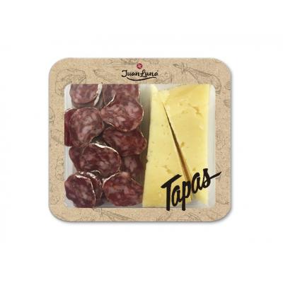 Tapa Juan Luna Fuet + Queso Curado 120g