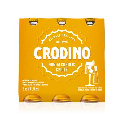 Aperitivo Crodino S/Alc.17,5cl Pack 3