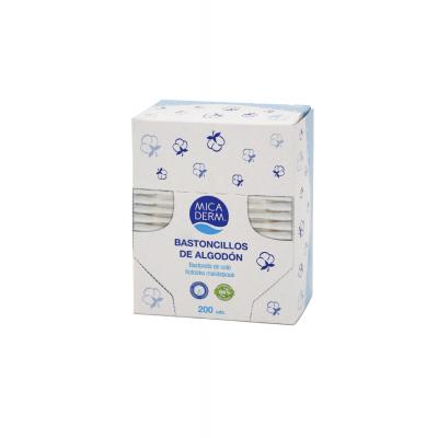 Bastoncillo Micaderm Algodon 200u