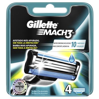 Recambio Gillette Maquinilla Mach3 4u