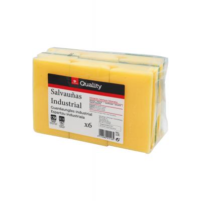Estropajo Salvauñas Quality Industrial 6u