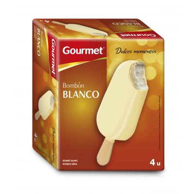 Helado Gourmet Bombon Blanco 4x120ml