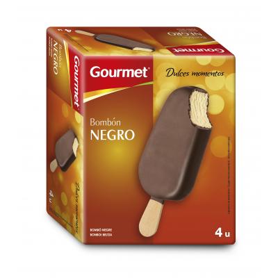 Helado Gourmet Bombon Negro 4x120ml