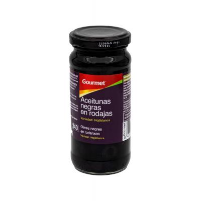 Aceitunas Gourmet Negras Rodajas 105g