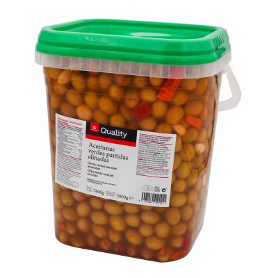 Aceituna Quality Partida Aliñada Cubo 5k