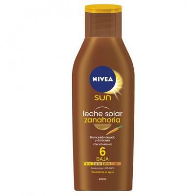 Leche Nivea Bronceadora Zanahoria Ip6 200ml