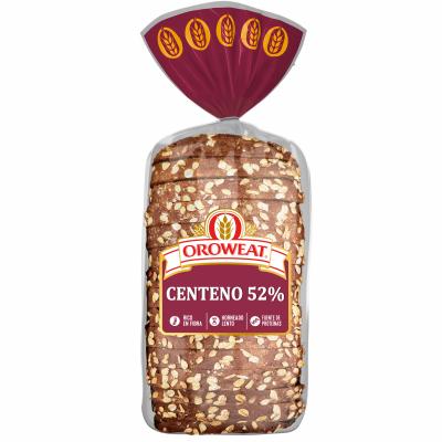 Pan Oroweat Centeno 52% C/Pipa 550g