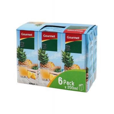 Nectar Gourmet Piña Light 200ml Pack-6