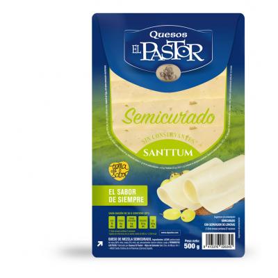 Queso El Pastor Semicurado Tapas 500g