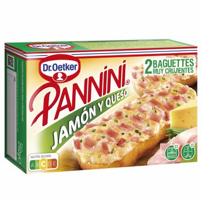 Pannini Dr.Oetker Jamon Y Queso 250g