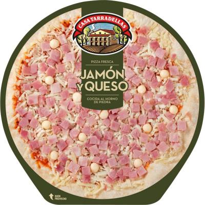 Pizza Tarradellas Jamon Queso 405g