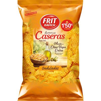 Patata Frit Ravich Caseras Onduladas 110g 1,50e