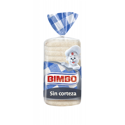 Pan Bimbo Sin Corteza 450g
