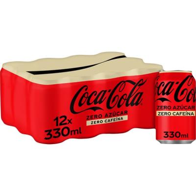 Cocacola Zero-Zero Lata 33cl Pack-12