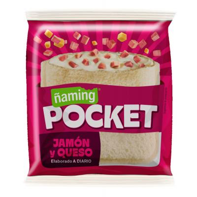 Pocket Ñaming Jamon Y Queso 65g