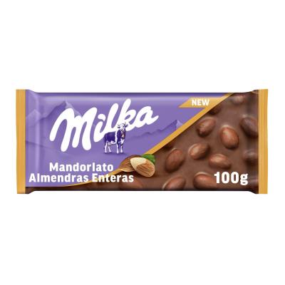 Chocolate Milka Almendra Entera 100g