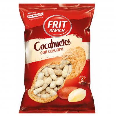 Cacahuete Frit Ravich Con Cascara Sal 380g