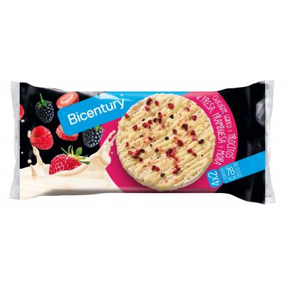 Tortita Bicentury Chocolate Blanco Frutos Rojos 132g