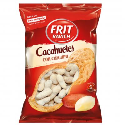 Cacahuete Frit Ravich Con Cascara Sal 180g