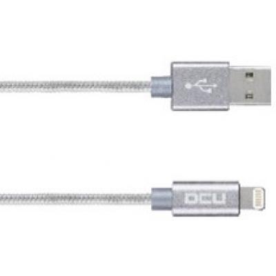Conexion Usb-Mfi Iphone Plata 1m