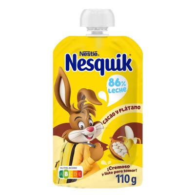 Pouche Nesquik Nestle Cacao/Plátano 110g