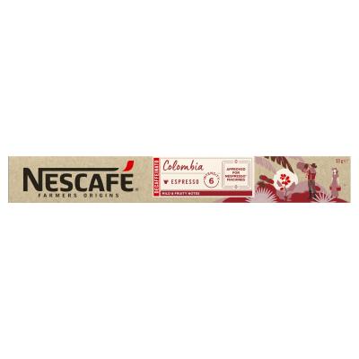 Cafe Nescafe Farmers Origins Colombia Descafeinado 10u