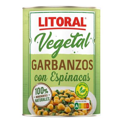 Garbanzo Litoral Con Espinacas 425g
