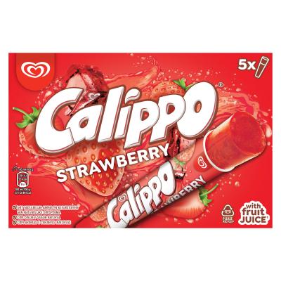 Helado Calippo Fresa 5u