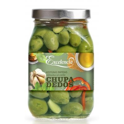 Aceituna Excelencia Chupadedos 450g