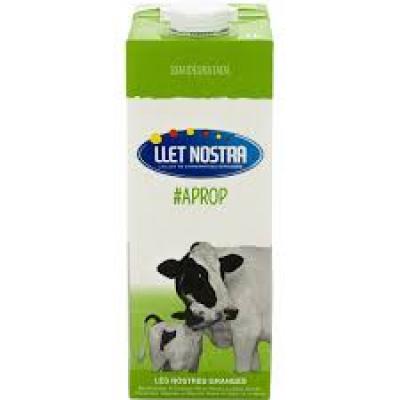 Leche Llet Nostra Semidesnatada 1l