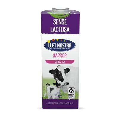 Leche Llet Nostra Desnatada Sin Lactosa 1l