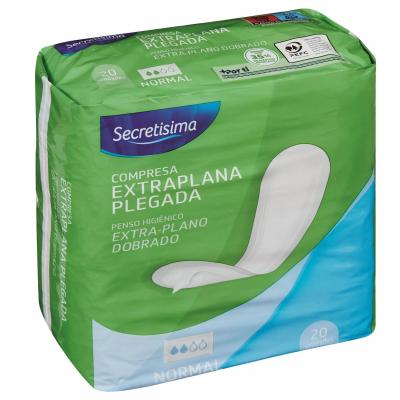 Compresa Secretisima Extra Plegada 20u