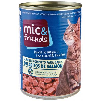 Comida Gato Mic&Friends Salmon 415g